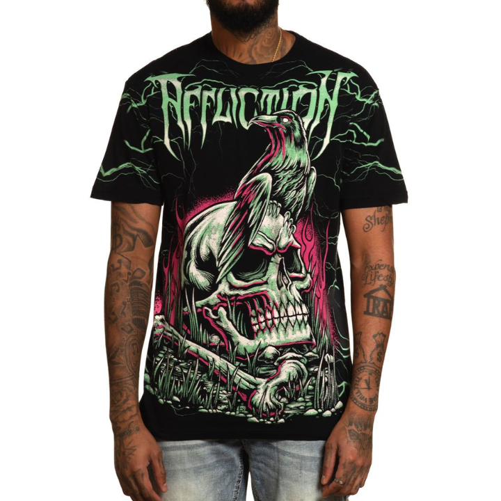 S/S GHOST IMAGE - BLK